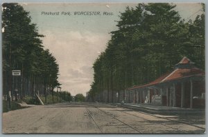 WORCESTER MA PINEHURST PARK ANTIQUE POSTCARD