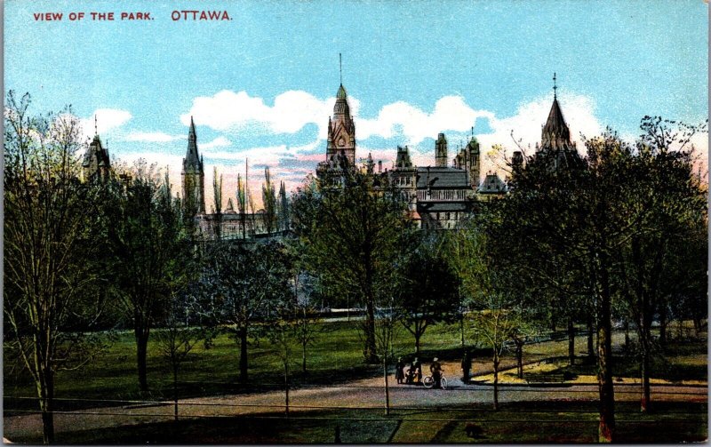 Canada Ottawa View Of The Park Postcard B230