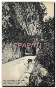 Dauphine Old Postcard Road Tunnels Grande Chartreuse (velo)