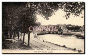 Auray Old Postcard General view of the river