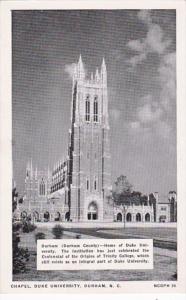 North Carolina Durham Duke University Chapel