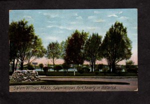 MA Salem Willows Park Beverly Massachusetts Postcard Mass 1910