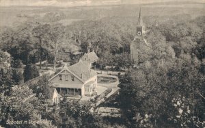 Netherlands Schoorl in Bird's Eye view Vintage Postcard 07.52