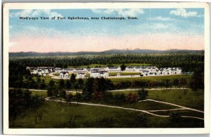 Aerial View Fort Oglethorpe Near Chattanooga TN c1915 Vintage Postcard E20