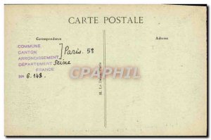 Old Postcard Paris Saint Severin Great nave