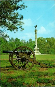 Vtg Chattanooga Tennessee TN Georgia Monument Chickamauga Battlefield Postcard