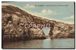 Old Postcard Morgat Roche breakthrough Pointe de Kador