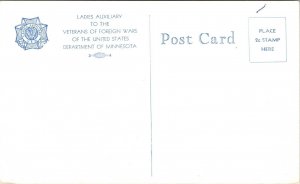 Veterans Hospital Minneapolis Minnesota MN WB Postcard VTG UNP VIntage Unused 