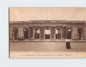 Postcard Le Péristyle Palais du Grand Trianon Versailles France