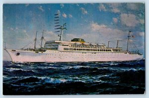 New York City NY Postcard The New S.S. Argentina and S.S. Brazil 1979