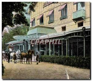 Old Postcard Bois de Boulogne Pavilion Ermenonville Horse drawn carriage