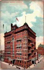 TORONTO, CANADA  POSTCARD~Foresters Temple~British Flag~Posted 1907~KC2