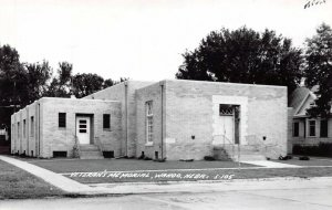 Real Photo Postcard Veteran's Memorial in Wahoo, Nebraska~130920