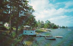 New Hampshire Wolfeboro Sun Deck & Water Ski Dock Point Breeze On Lake We...