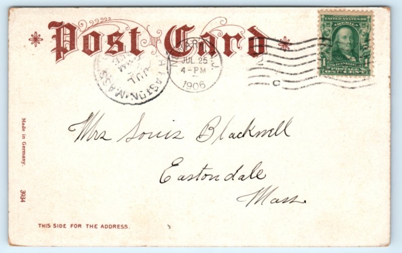 West Side Park Newark NJ Postcard New Jersey