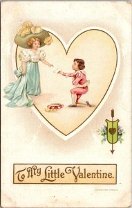 To My Little Valentine Victorian Couple