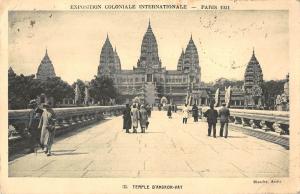 B23719 Paris Exposition Coloniale 1931 Temple Angkor Vat Cambodia Cambodge