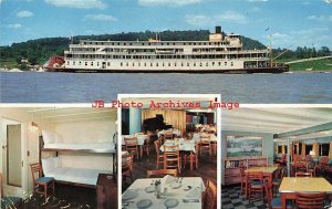 Greene Line, Sternwheeler Delta Queen, Cincinnati Ohio, Multi-View, Interior