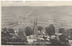Devon Postcard - Widdecombe-in-the-Moor - Moorland Road   2701