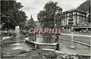 Modern Postcard Interlaken Promenade