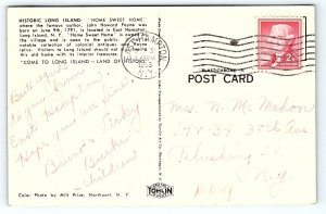 1950s LONG ISLAND NY JOHN HOWARD PAYNE HOME WINDMILL EAST HAMPTON POSTCARD P920