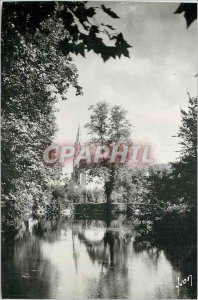 Modern Postcard Coulommiers S and M A picturesque corner of the park des Capu...