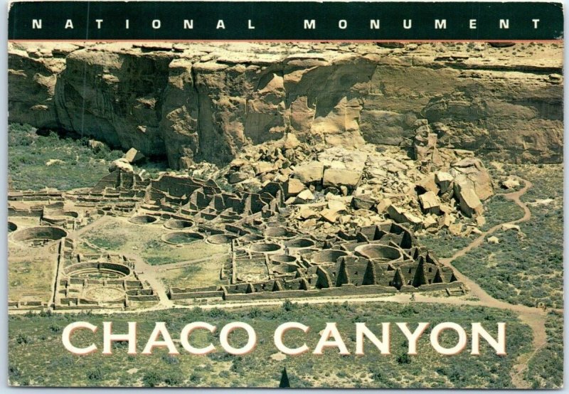 Postcard Pueblo Bonito Chaco Canyon National Monument New