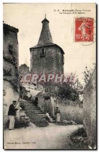 Old Postcard Airvault (Deux Sevres) The Keep (XV century)