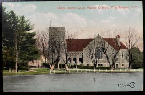 Vintage Postcard 1901-1907 Chapel, Vassar College, Poughkeepsie, New York