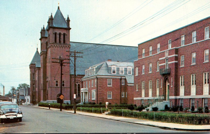 New Hampshire Nashua St Patrick's Rectory Parish School and Church