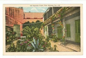 LA - New Orleans. Old Spanish Courtyard