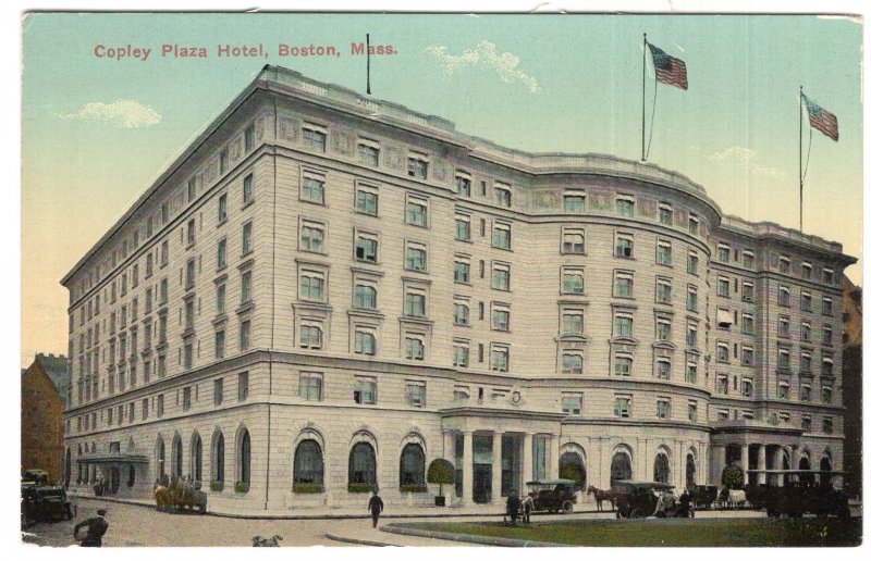 Boston, Mass, Copley Plaza Hotel