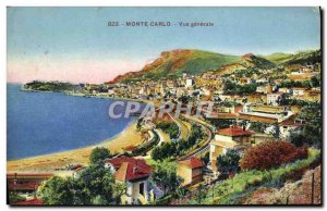 Old Postcard Monte Carlo Vue generale