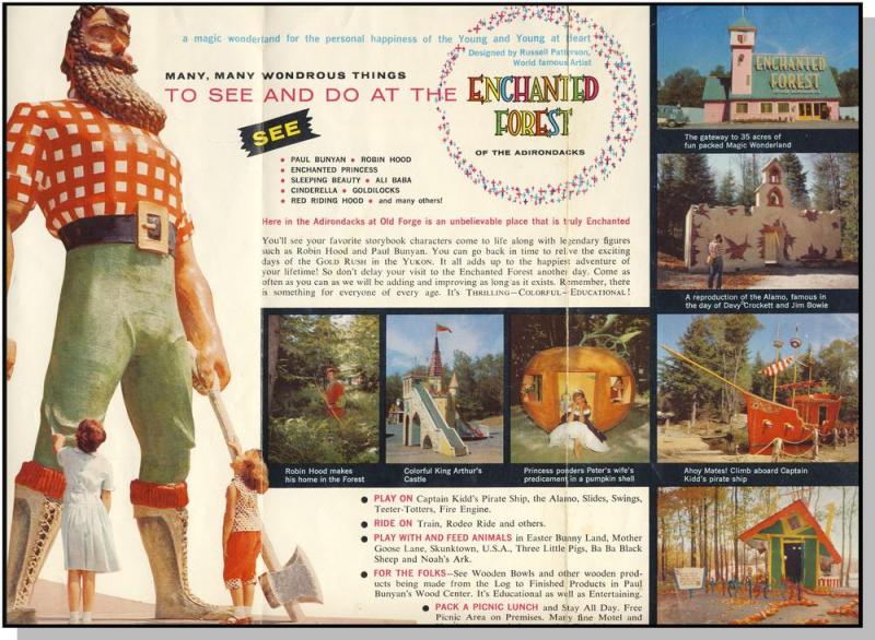 The Enchanted Forest Brochure, Old Forge, New York/NY