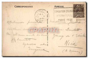 Old Postcard Paris Eiffel Tower