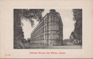 Postcard Dalhousie Barrack Fort William Calcutta India