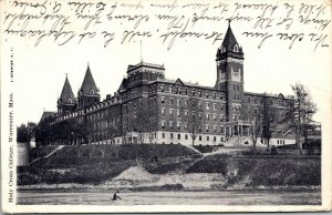 Vtg 1900s Holy Cross College Worcester Massachusetts MA Postcard