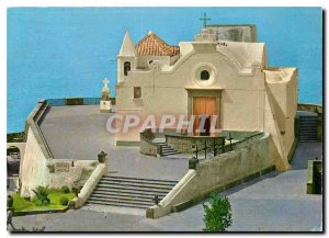 Postcard Modern Porio Ischia Small church Soccorso