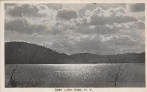 Cuba Lake at Cuba, Allegany County NY, New York - pm 1923 - WB