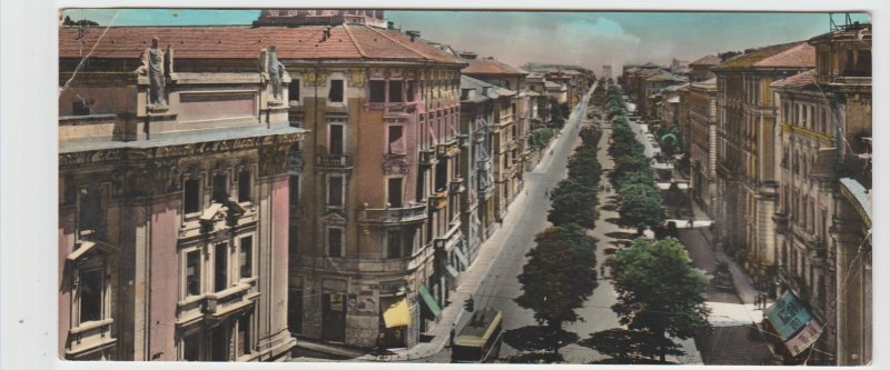 Italy Marche Ancona Viale Della Vittoria 1958 Large Postcard