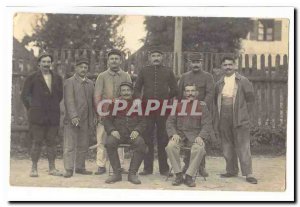 Germany Dachau Photo Card french soldiers prisoners