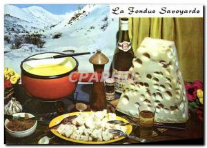 Modern Postcard the fondue Savoyard