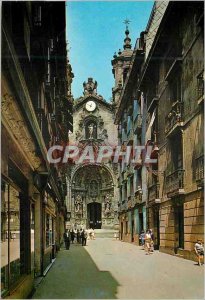 Postcard Modern San sebastian 1329 church st mary