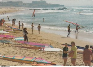 Surfing at Praia Do Quincho , Portugal , 1988