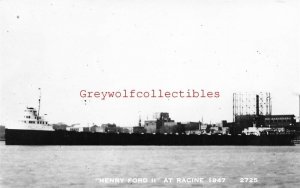 Steamship, Henry Ford II at Racine 1947, Reproduction, RPPC