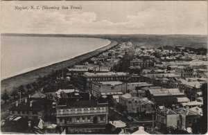 PC NEW ZEALAND, NAPIER, SHOWING SEA FRONT, Vintage Postcard (B41421)