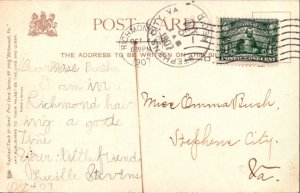 Virginia state capitol Postcard~Richmond VA ~KB16