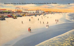 Enjoying the sun on the World's Finest Beach - Jacksonville, Florida FL  