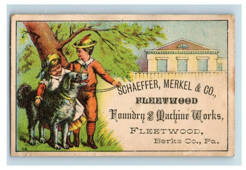 1870's-80's Fleetwood Foundry & Machine Works Schaeffer Merkel & Co. P175