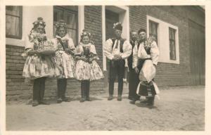 Photo Postcard J. Svec EX-Yugoslavia Czech R. Kunovice Traditional Folk Costumes